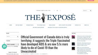 Fact Check: Canadian Govt Did NOT Publish Data That 'Suggests' People Triple-Vaccinated For COVID-19 Developed AIDS, Are 5X More Likely To Die Of COVID Than Unvaccinated