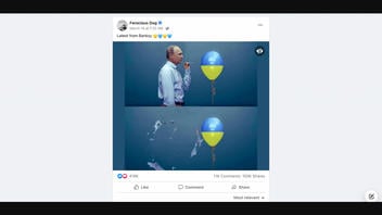 Fact Check: Banksy Did NOT Create Putin And Ukrainian Balloon Image -- It's From Music Video