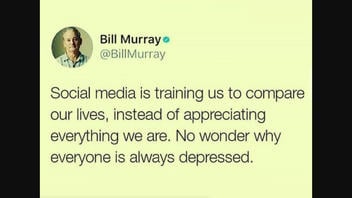 Fact Check: Bill Murray Did NOT Tweet About Social Media And Depression