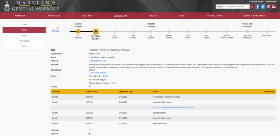 md senate bill pregnant persons.png