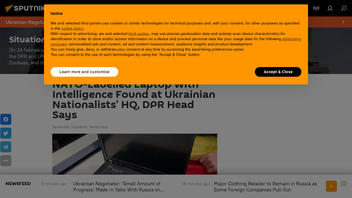 Fact Check: NO Evidence NATO Laptop With Intelligence Found At Headquarters Of Ukrainian Nationalists -- Computer Is NATO Surplus