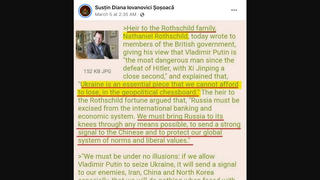 Fact Check: Nathaniel Rothschild Did NOT Write To British Government Calling Putin 'The Most Dangerous Man Since The Defeat Of Hitler'