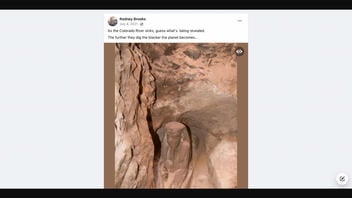 Fact Check: This Sphinx Was NOT Found In The Colorado River -- It Was Discovered In Egypt