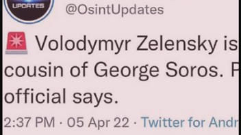 Fact Check: No Evidence Ukrainian President Volodymyr Zelenskyy Is Cousin To George Soros