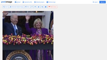 Fact Check: Image Of President, First Lady Does NOT Show Fake Presidential Seal On White House Balcony For 2022 Easter Egg Roll