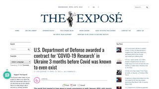 Fact Check: Defense Department Did NOT Award Contract For 'COVID-19 Research' In Ukraine 3 Months Before Virus Was Known