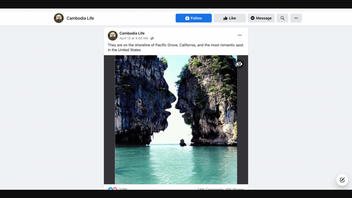 Fact Check: This Photo of Kissing Cliff Is NOT Real But Digitally Altered