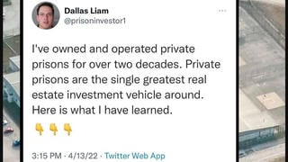 Fact Check: Private Prison Investment Adviser Is NOT Verified Identity On Twitter