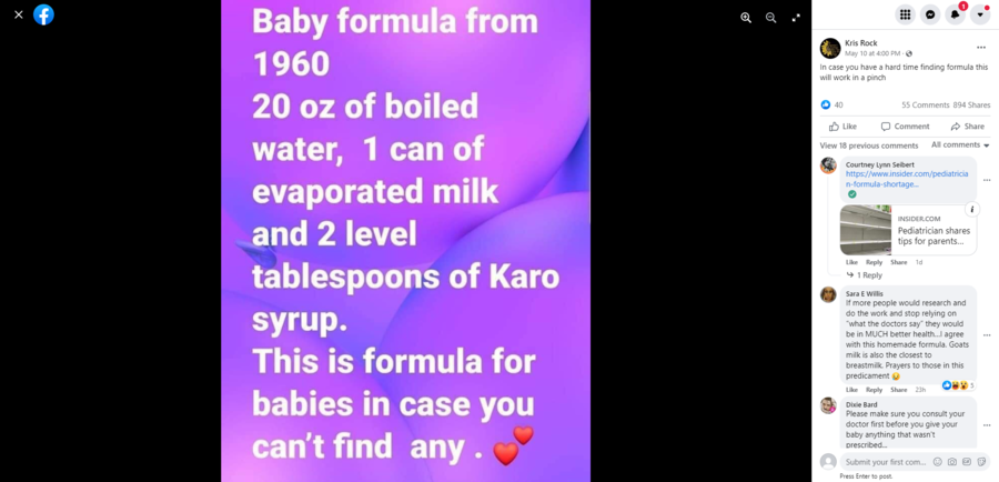 baby formula 1960 FB post.png