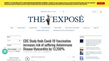 Fact Check: CDC Study Does NOT Find COVID-19 Vaccination Increases Risk Of Autoimmune Disease Myocarditis By 13,200%