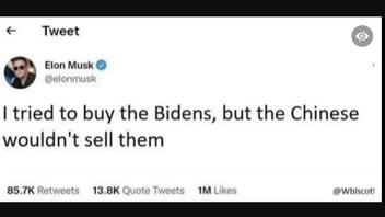 Fact Check: Elon Musk Did NOT Tweet 'I Tried To Buy The Bidens, But The Chinese Wouldn't Sell Them'