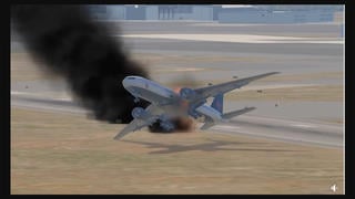 Fact Check: Video Does NOT Show 'Most Horrible Emergency Landing Ever' -- It's Computer-Generated Video Game Footage