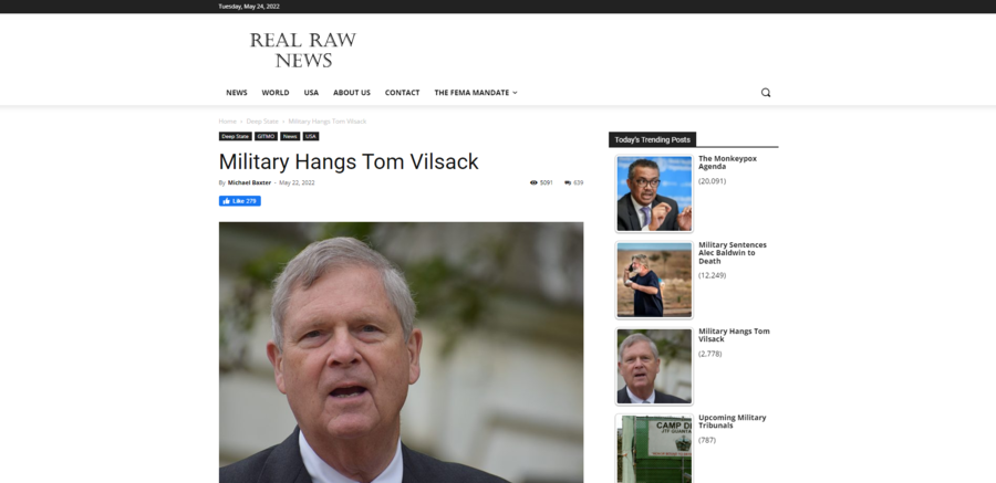 tom vilsack hanged RRN article.png