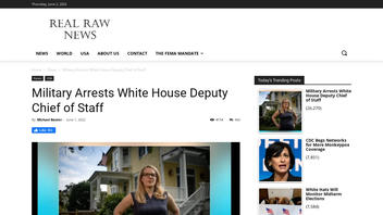 Fact Check: US Military Did NOT Arrest White House Deputy Chief of Staff