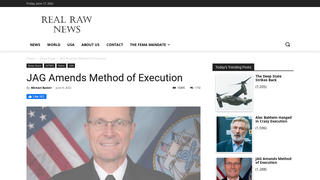 Fact Check: Navy JAG Did NOT Amend Method of Execution