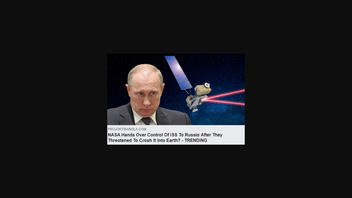 Fact Check: NASA Did NOT Hand Over Control Of ISS To Russia After They Threatened To Crash It Into Earth