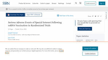 Fact Check: Moderna, Pfizer Vaccines Do NOT Show Increased Risk Of Serious Adverse Events Of Special Interest In Randomized Trials