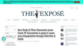 Fact Check: New Study, Pfizer Docs Do NOT Prove COVID-19 Vaccination Will Cause Mass Depopulation Through Infertility, Death
