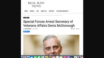 Fact Check: Special Forces Did NOT Arrest Secretary of Veterans Affairs Denis McDonough