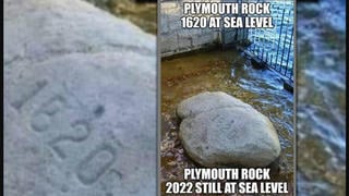 Fact Check: Plymouth Rock Is NOT A Marker Of Sea Level History