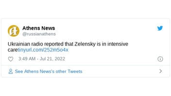 Fact Check: Zelenskyy Was NOT Rushed To Hospital, Was NOT In Intensive Care On July 21, 2022