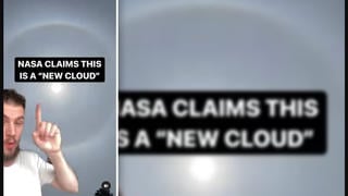 Fact Check: NASA Did NOT Identify 'New Cloud' Called A Sundog In 1998