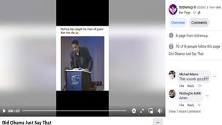 Fact Check: Obama DID Say 'Gotta Have Them Ribs And Pussy, Too' -- But He Was Quoting A Person In His Book