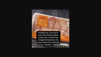 Fact Check: Packaged Chicken In Swollen Plastic Does NOT Mean It's Bad, Growing Bacteria