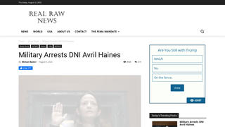 Fact Check: US Military Did NOT Arrest DNI Avril Haines