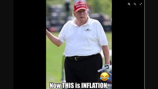 Fact Check: This Is NOT An Accurate Picture Of Donald Trump On A Golf Course -- It's Been Widened