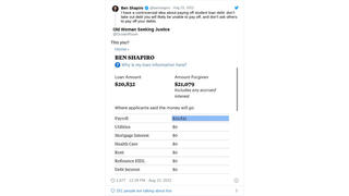 Fact Check: Ben Shapiro The Commentator Did NOT Receive PPP Loan -- That Was A Different Guy