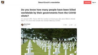 Fact Check: COVID Shots Given By Governments Did NOT Kill 12M People Worldwide