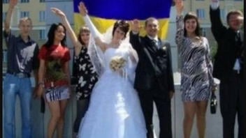 Fact Check: 'Nazi Salute' Wedding Photo Is NOT In Ukraine -- Altered Photo Was Taken In Russia