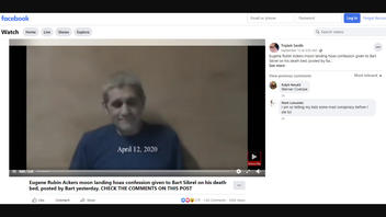 Fact Check: "Deathbed Confession" Video Does NOT Prove Moon Landing A Hoax