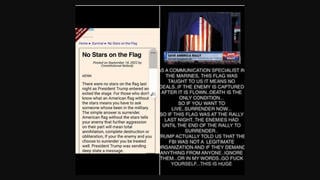 Fact Check: American Flag Was NOT Missing All 50 Stars At Trump Rally; It Was NOT Warning To Surrender