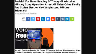 Fact Check: Fox News Did NOT Revisit 'Whitehat Military Sting Operation' Theory -- Just Reported On Ginni Thomas' Texts