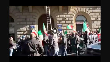 Fact Check: Video Of Italians Taking Down EU Flag Is NOT From September 2022 -- It's From 2013