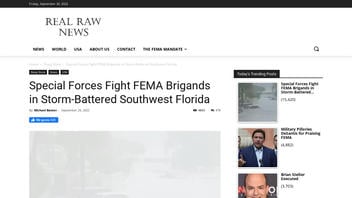 Fact Check: Special Forces Did NOT Fight FEMA Agents During Hurricane Ian