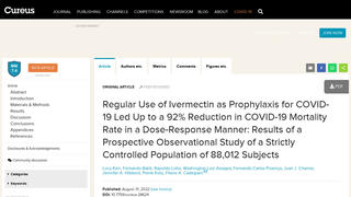Fact Check: Study Does NOT Prove Ivermectin Prevents Up To 92% Of COVID-19 Deaths Or Reduces Infection, Hospitalization
