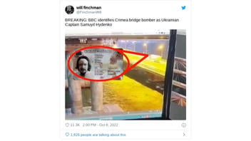 Fact Check: NO ID Card for Semen Hydenko / Samuyil Hydenko Found At Crimea Bridge Attack Scene