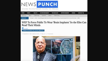 Fact Check: Video Does NOT Prove World Economic Forum Plotting To Force Public To Wear 'Brain Implants' So The Elite Can Read Their Minds 
