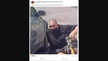 Fact Check: Man Was NOT Cutting Catalytic Converters In Multiple Cities -- The Post Is Ruse To Trick People To Share