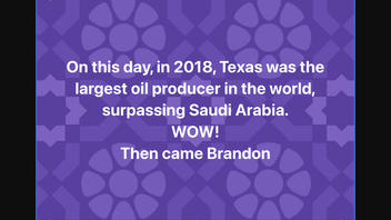 Fact Check: Texas Did NOT Produce More Oil Than Saudi Arabia On October 7, 2018