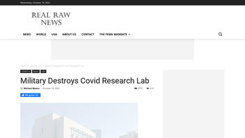 Fact Check: U.S. Special Forces Did NOT Destroy 'Boston University COVID-19 Research Lab'