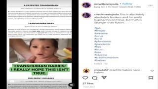 Fact Check: Video Does NOT Show 'Transhuman' Baby From Parents Vaccinated For COVID-19