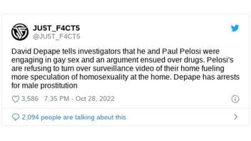 Fact Check: David DePape Did NOT Go To Pelosi House For Gay Sex Or Drugs But To Kidnap House Speaker 
