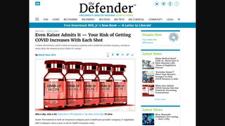 Fact Check: Kaiser Did NOT State Risk Of COVID-19 Infection 'Increases With Each Shot'