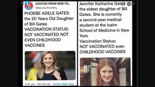 Fact Check: Phoebe And Jennifer Gates Are NOT Unvaccinated