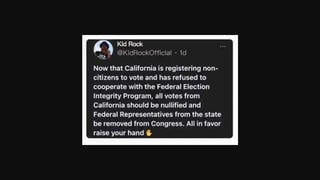 Fact Check: California Does NOT Allow Non-Citizens To Vote In Congressional Elections