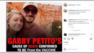 Fact Check: Gabby Petito's Cause Of Death Was NOT 'From the Vaccine'